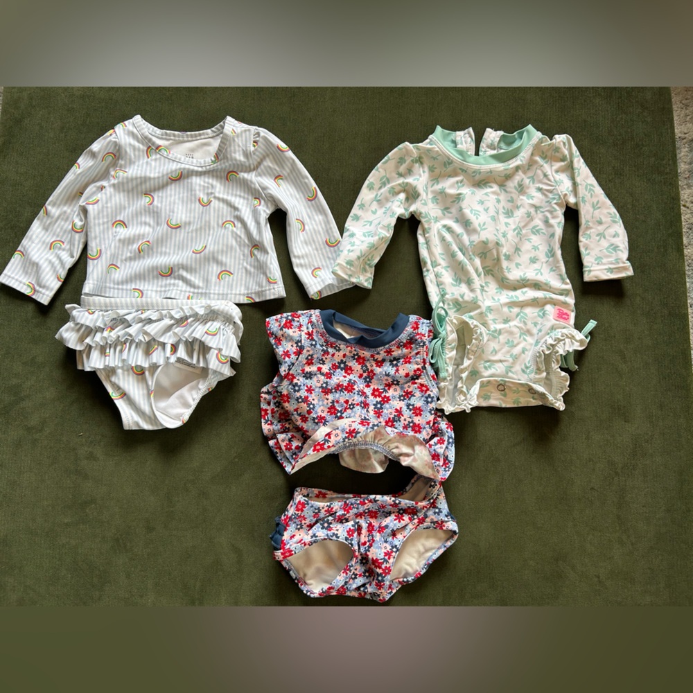 Set of three Swimsuits 3-6 month